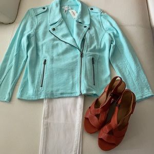 Moto Mint Green Long Sleeve Jacket